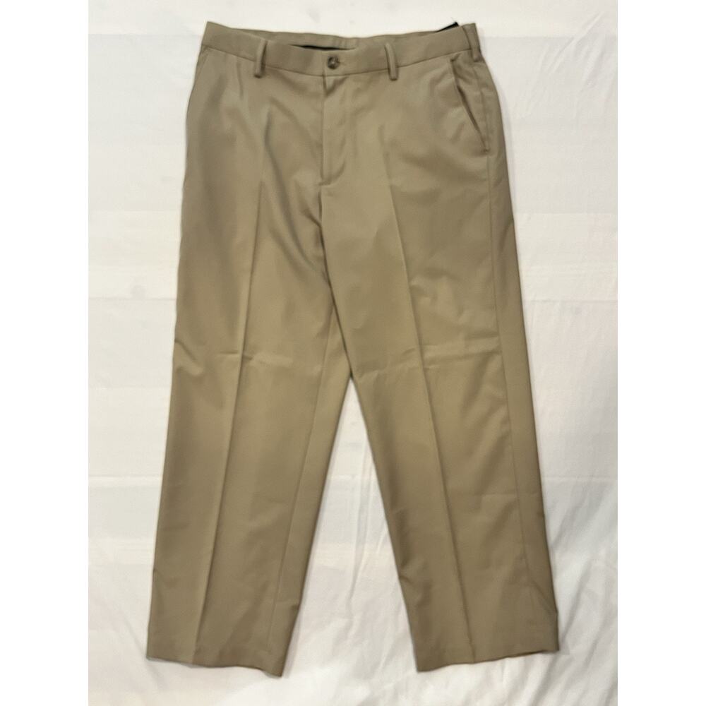 IZOD Golf Xtreme Function Pants Mens 34x29 Khaki Performance Flat Front
